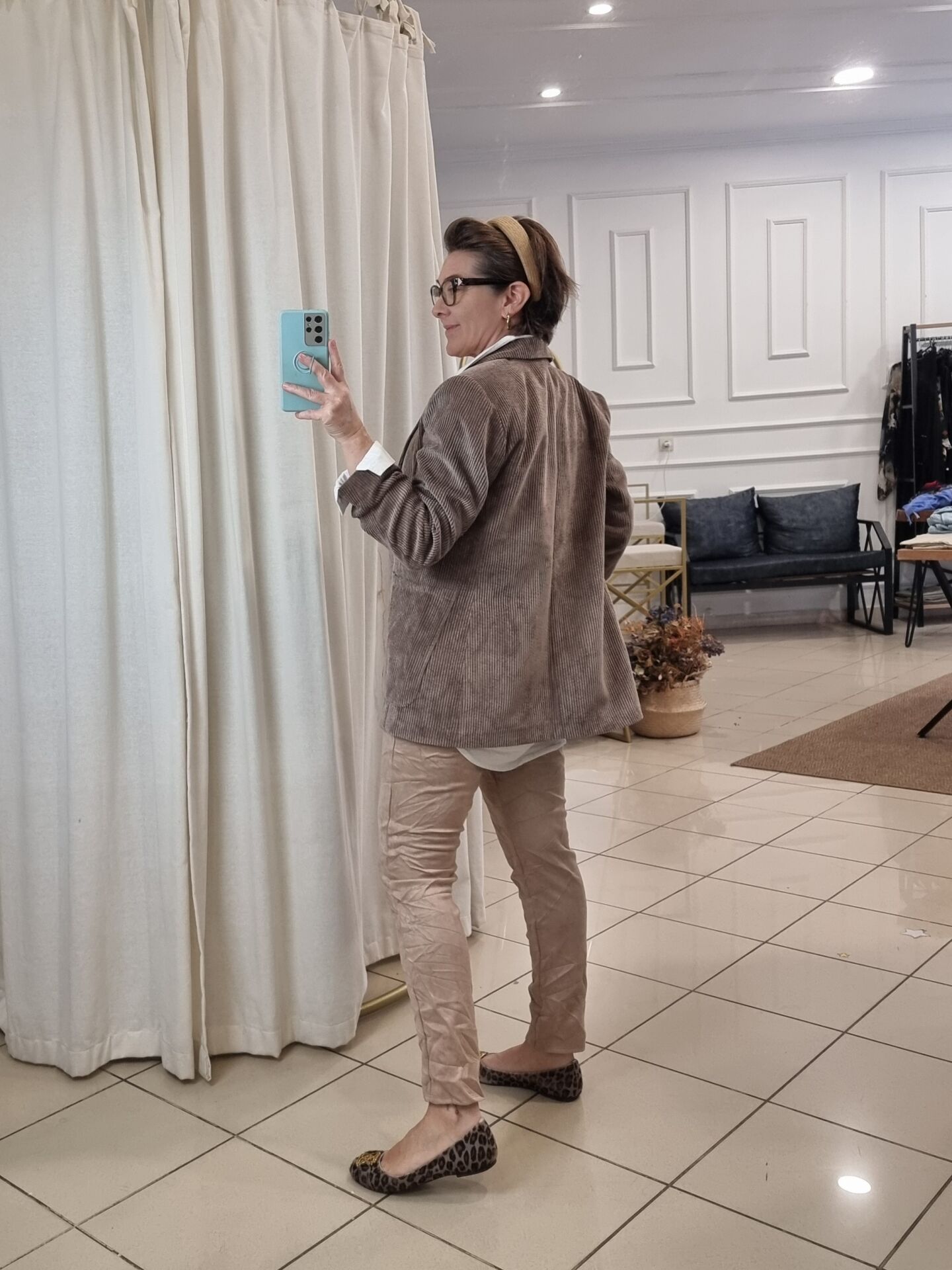 Fitilli Kadife Ceket Kahve