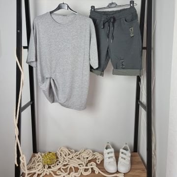 Basic Tişört Gri