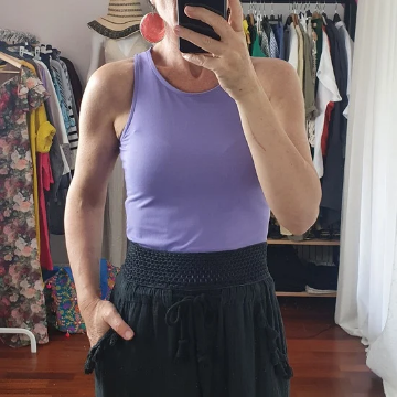 Yumuşak Triko Dokuma Body Lila