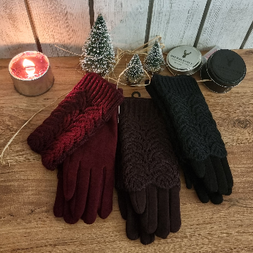 Çift Katlı Triko Eldiven