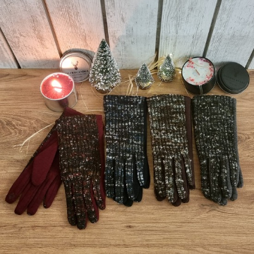 Kırçıllı Triko Dokuma İçi Şardonlu Eldiven