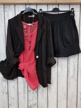 Özel Tasarım Uzun Bordo Kolye