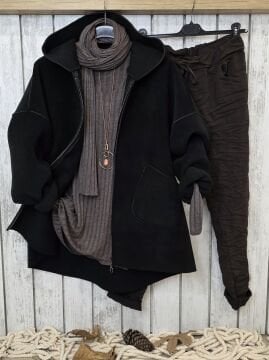 İtalyan Scuba Kaban Siyah