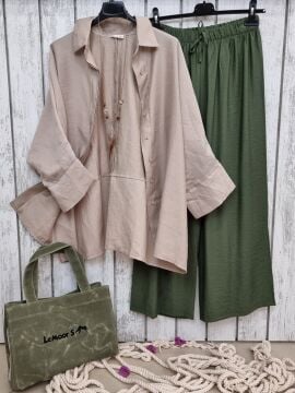 Bol Paça Haki Aerobin Pantolon