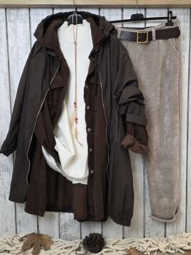 Pamuklu İnce İtalyan Trençkot Kahve