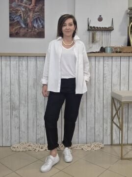 Havuç Kesim Kot Pantolon Siyah