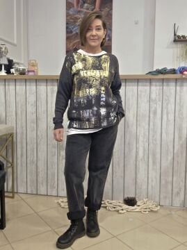 Beli Lastikli Kot Pantolon Antrasit Gri