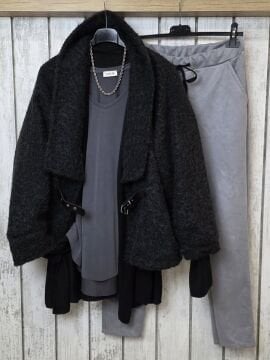 Güderi Dokulu İtalyan Pantolon Gri