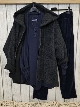 Likralı İtalyan Pantolon Lacivert