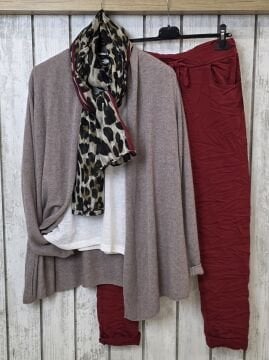 Leopar Desenli Fular