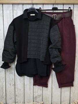 Tasarım Sweatshirt Siyah