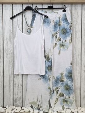 İnce Askılı Viskon Atlet Beyaz