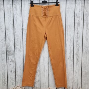 Yüksek Bel Havuç Turuncu Pantolon