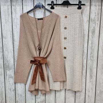 Yumuşak Suni Deri Kalın Kemer Kahverengi